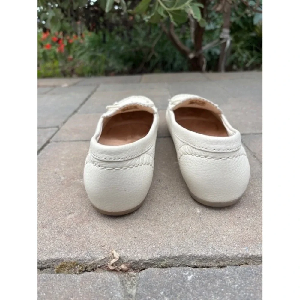 Clarks Collection Elliotte Sail Women's Leather Shoes, Off White,‎ SZ 8